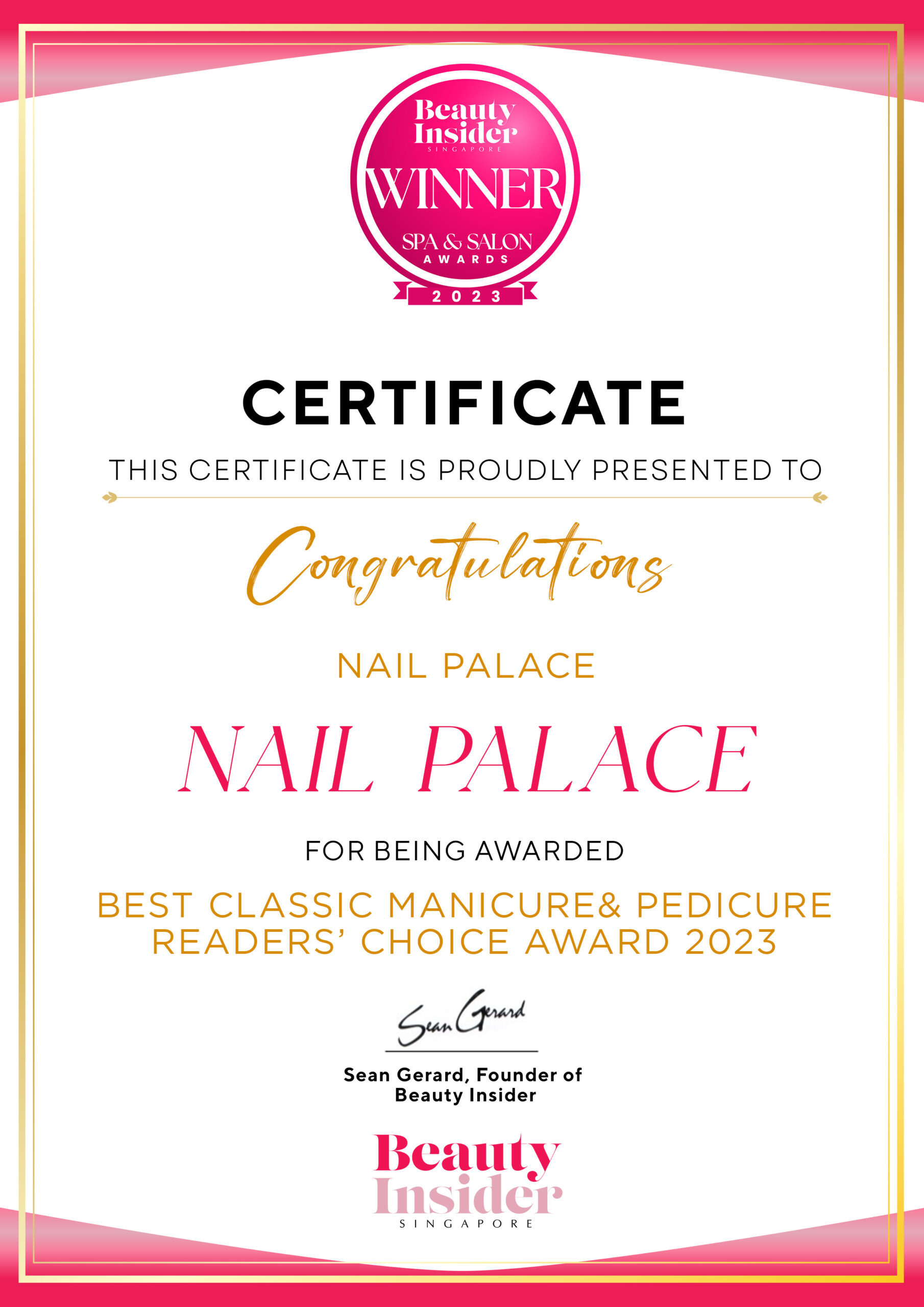 Nail-Palace_CERT-2023 - Nail Palace